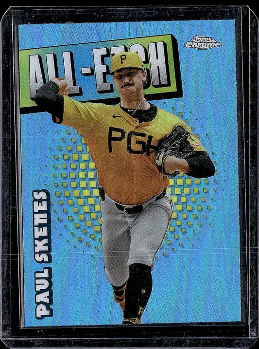 2025 Topps Chrome #CAE-18 Paul Skenes Chrome All-Etch