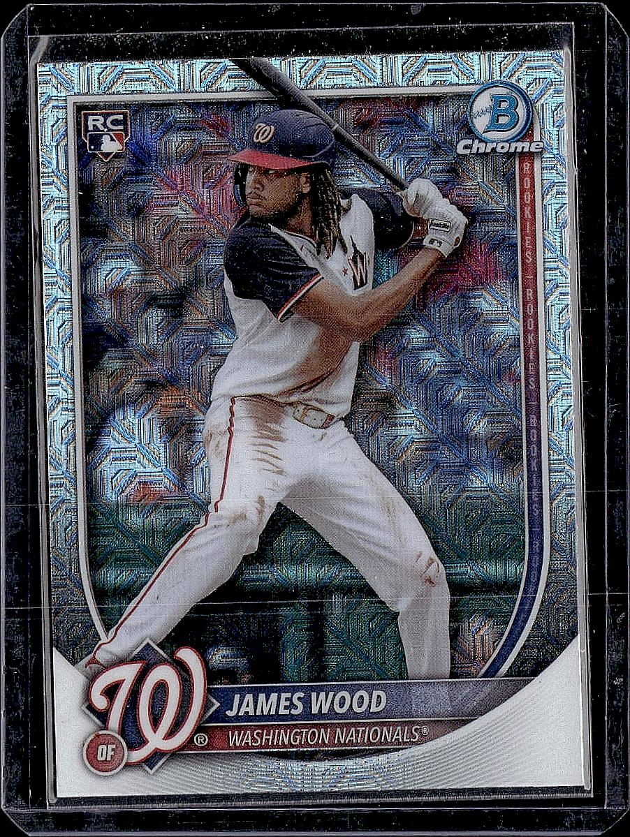 2025 Bowman #29 James Wood Mojo Refractor