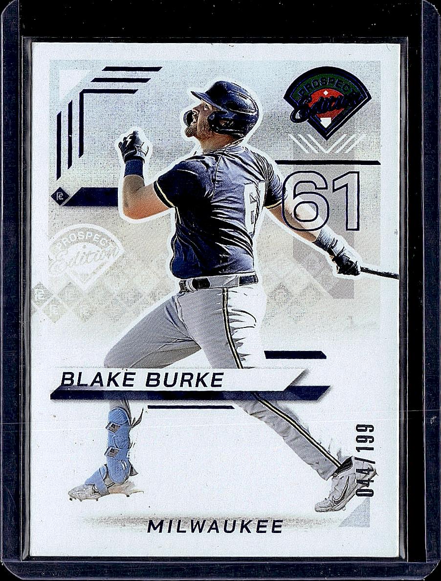 2025 Panini Prospect Edition #184 Blake Burke Blue #/199