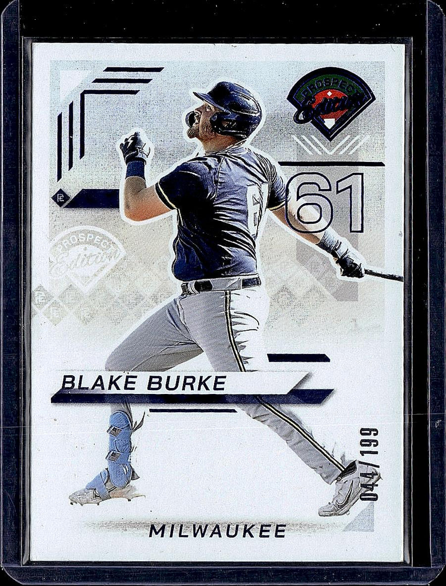 2025 Panini Prospect Edition #184 Blake Burke Blue #/199