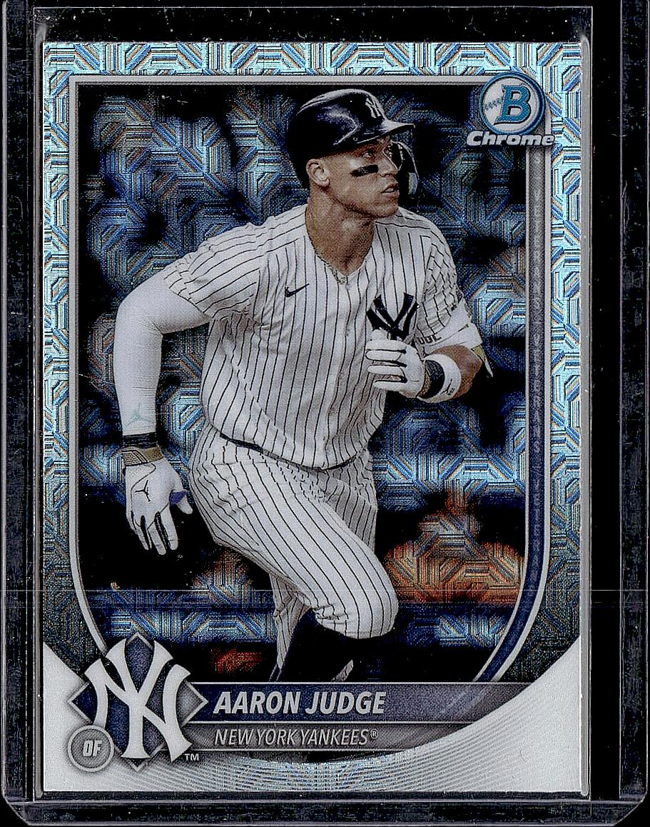 2025 Bowman #99 Aaron Judge Chrome Mojo Refractor
