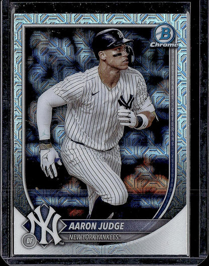 2025 Bowman #99 Aaron Judge Chrome Mojo Refractor