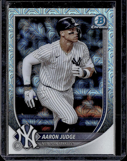 2025 Bowman #99 Aaron Judge Chrome Mojo Refractor