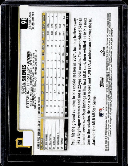 2025 Topps #98 Paul Skenes