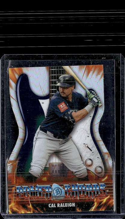 2026 Bowman #PC-21 Cal Raleigh Power Chords