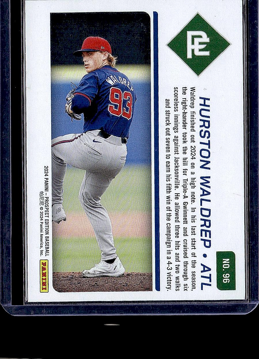 2024 Panini Prospect Edition #96 Hurston Waldrep Red #/299