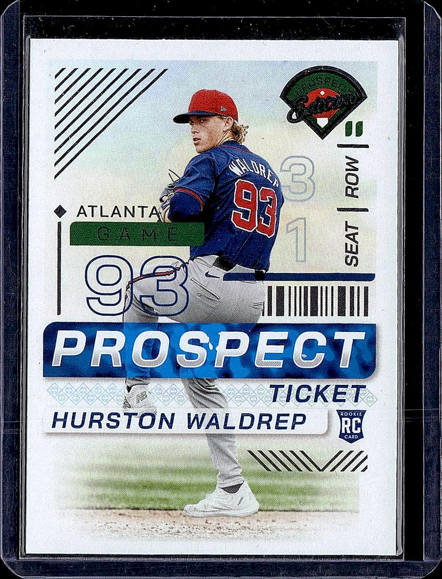 2024 Panini Prospect Edition #96 Hurston Waldrep Red #/299