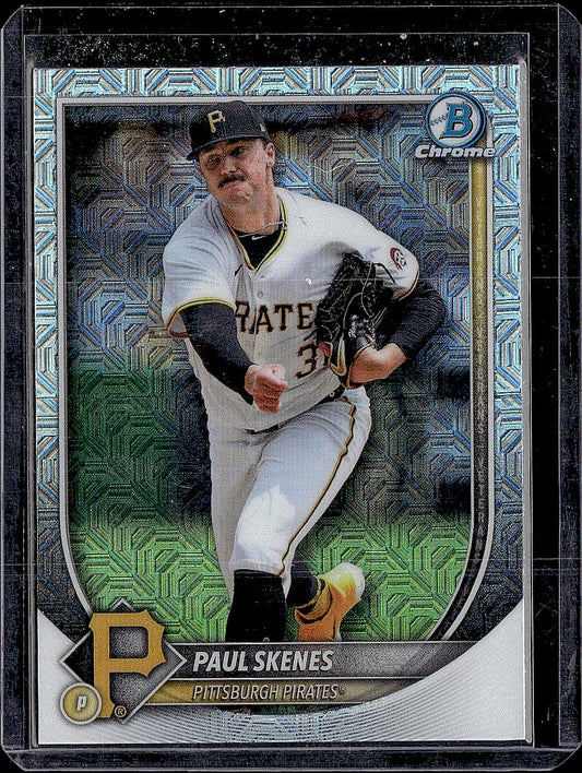 2025 Bowman Chrome Paul Skenes Silver Mojo