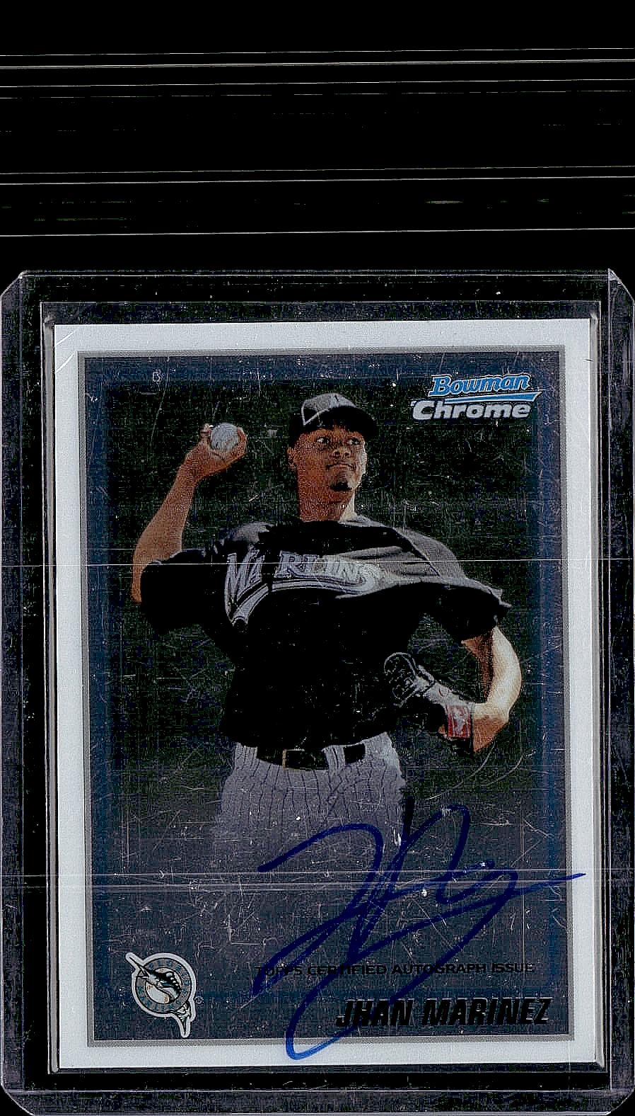 2010 Bowman Chrome #BCP186 Jhan Marinez Prospects Autographs