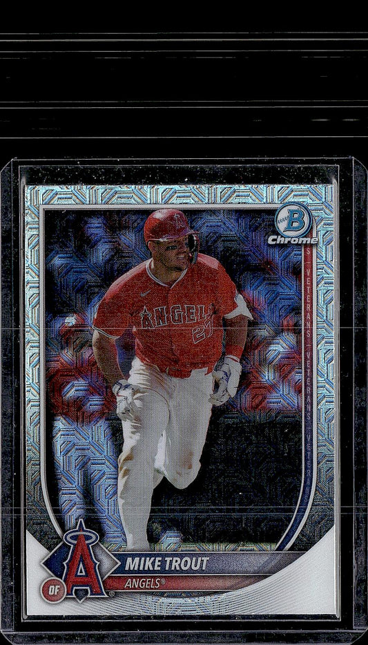2025 Bowman #1 Mike Trout Silver Mojo