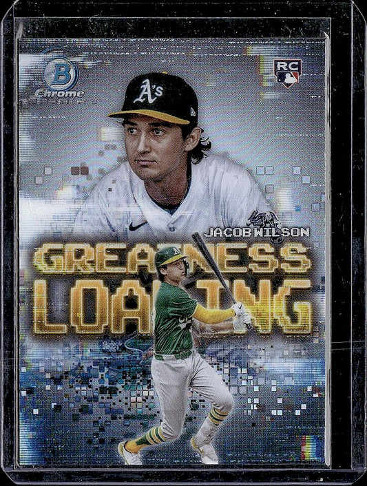 2025 Bowman #GL-16 Jacob Wilson Greatness Loading