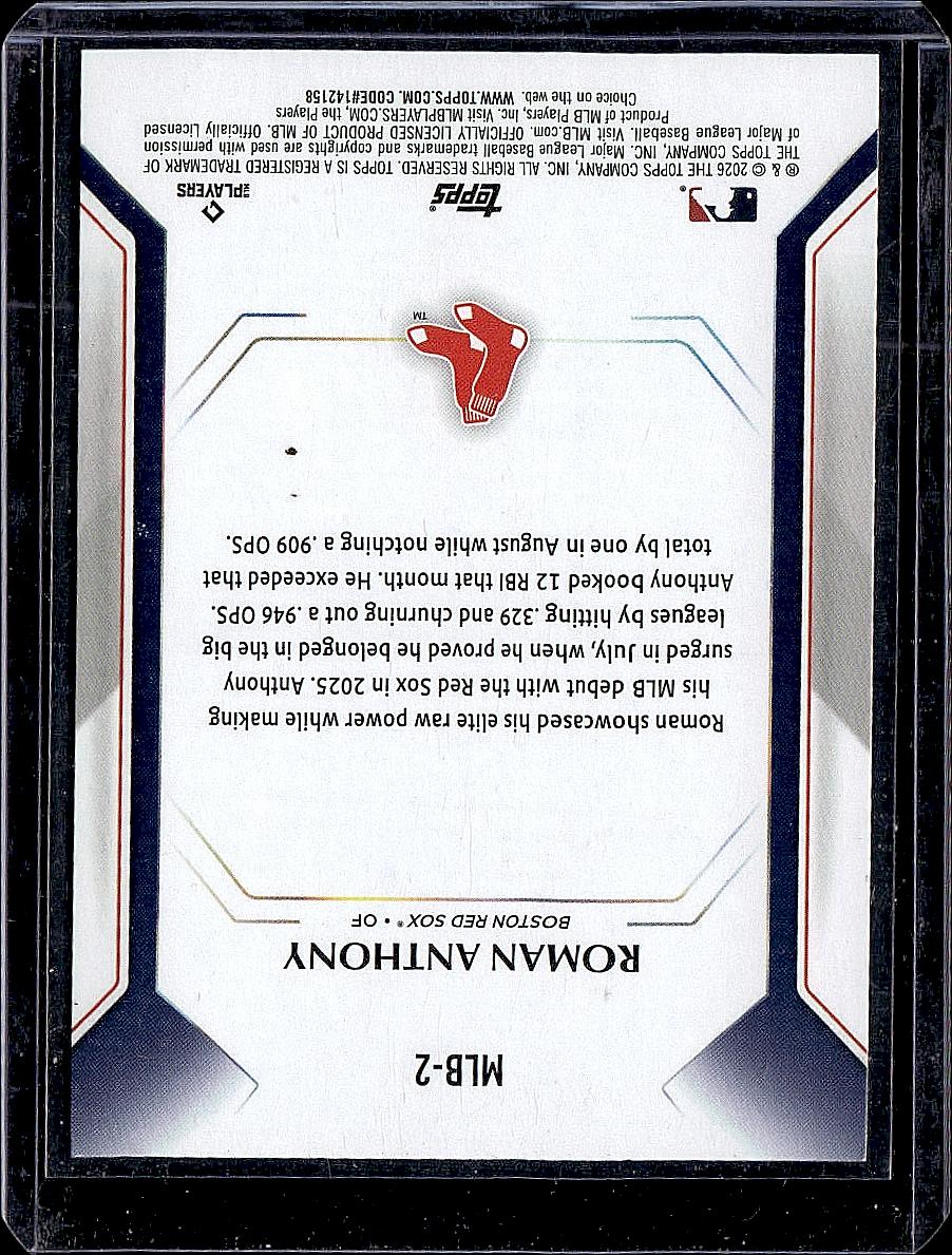 2026 Topps #MLB-2 Roman Anthony Topps Collector Kit Wave
