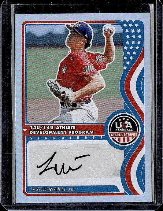 2025 Panini Stars & Stripes  #NTS-JMJ Jason Marll Jr.  National Team Signatures