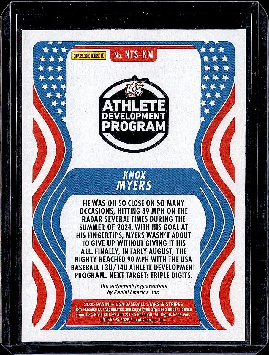 2025 Stars and Stripes Knox Myers Auto