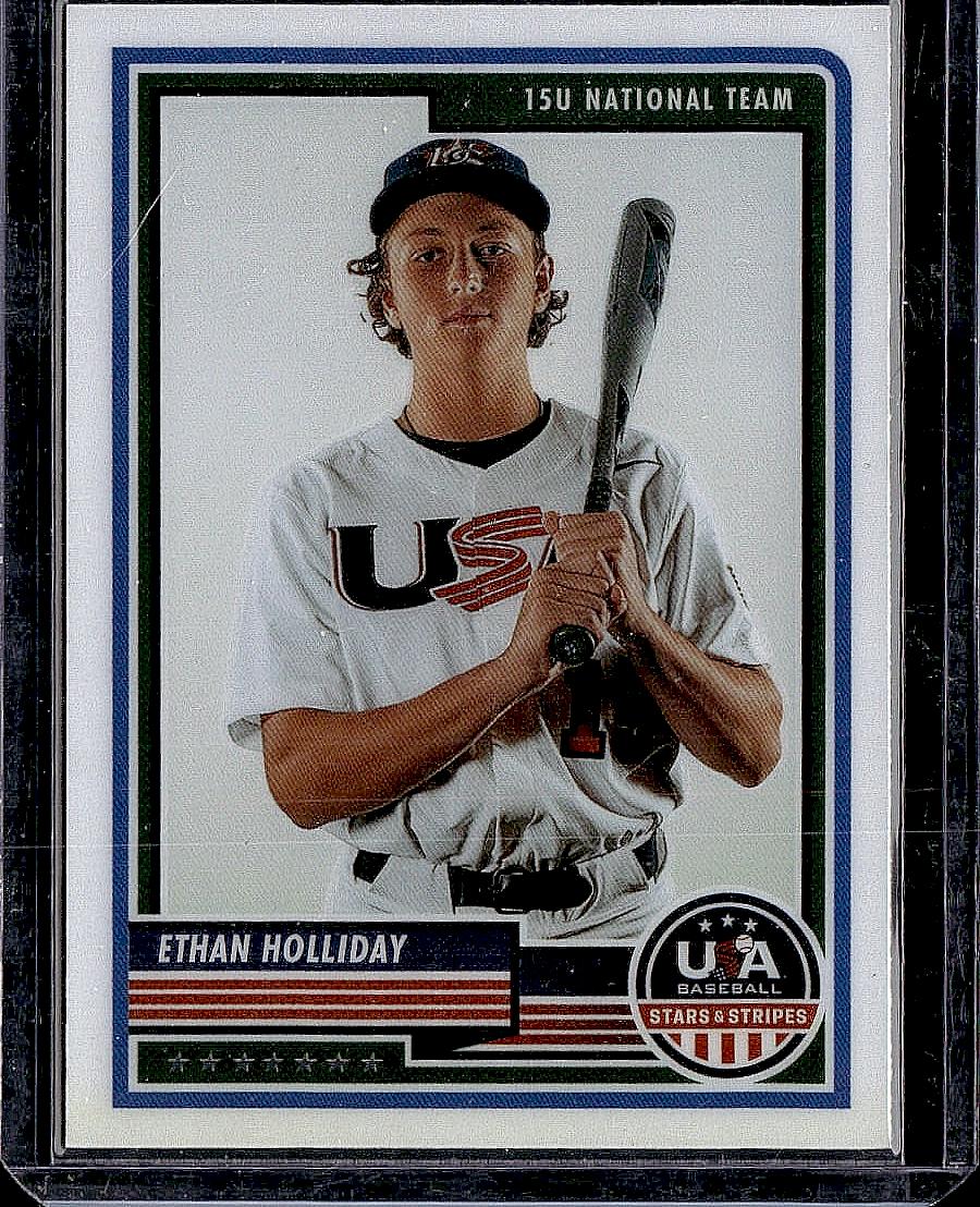 2023 Panini Stars & Stripes USA Baseball #30 Ethan Holliday