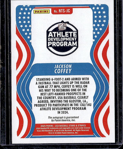 2025 Panini Stars & Stripes USA Jackson Coffey  Signatures