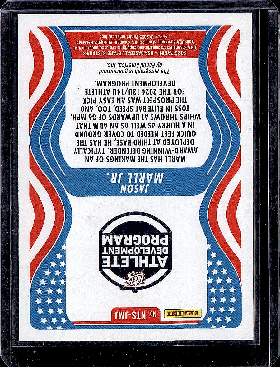 2025 Panini Stars & Stripes  Jason Marll Jr.  Signatures