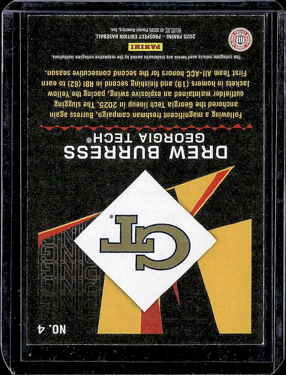 2025 Panini Prospect Edition #4 Drew Burress Ping!