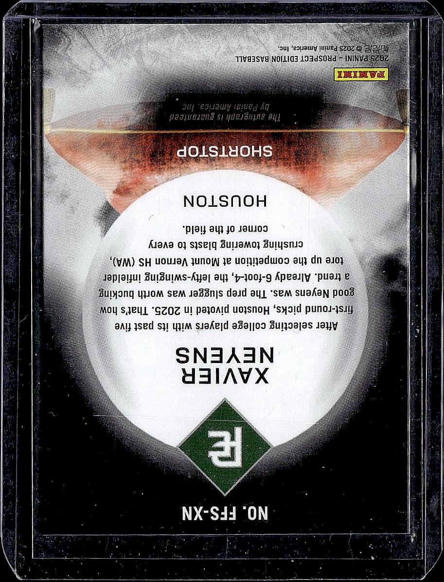 2025 Panini Prospect Edition #FFS-XN Xavier Neyens Franchise Futures Signatures