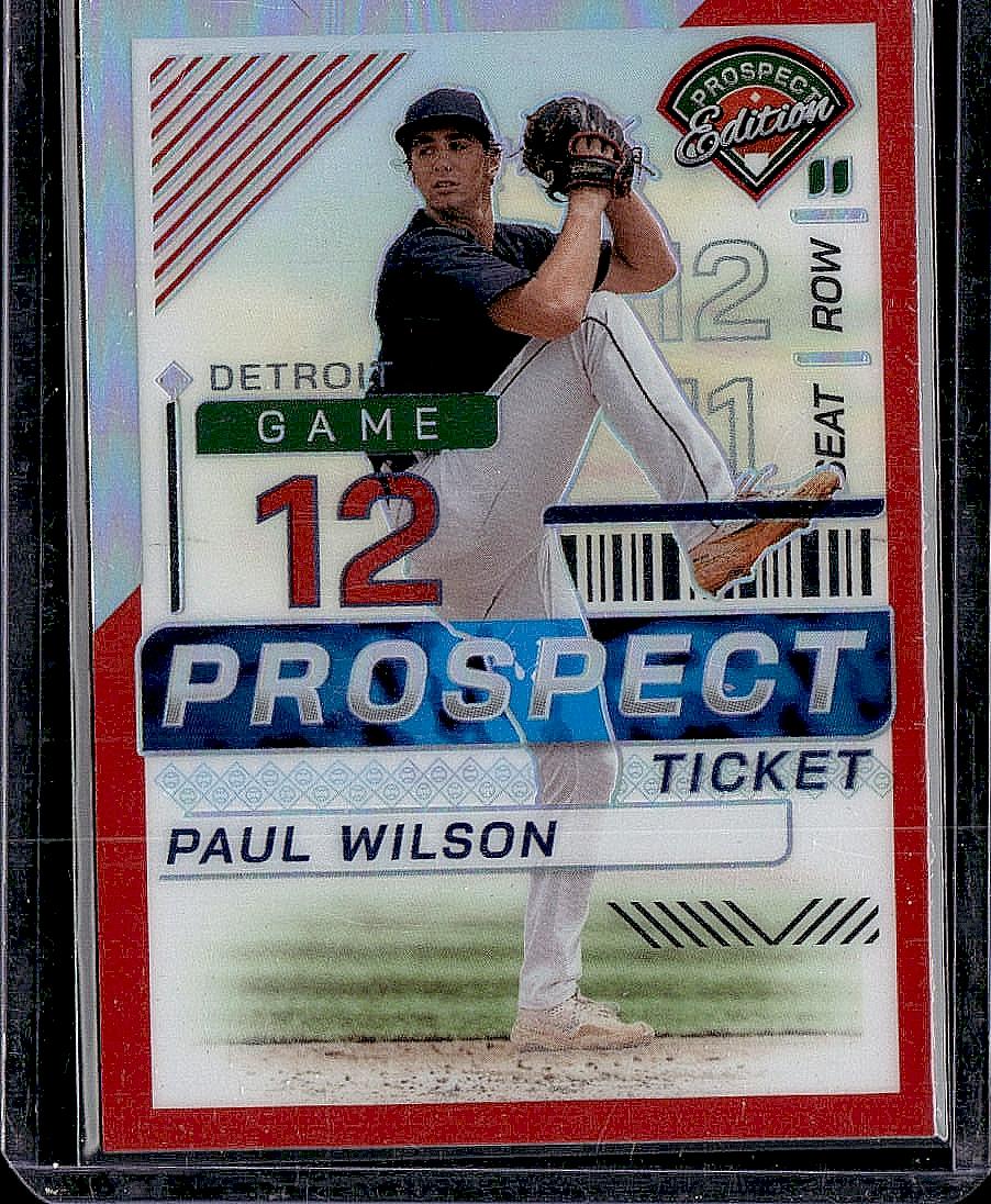 2024 Panini Prospect Edition #169 Paul Wilson Red Holo #/199