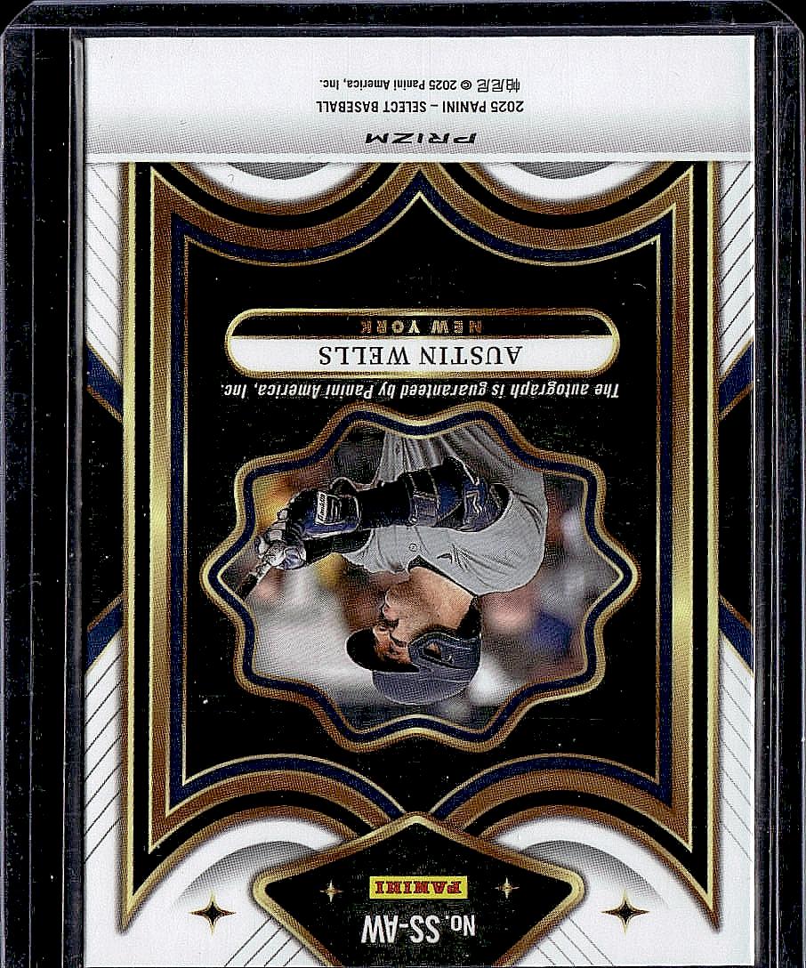 2025 Panini Prizm #SS-AW Austin Wells Sensational Signatures
