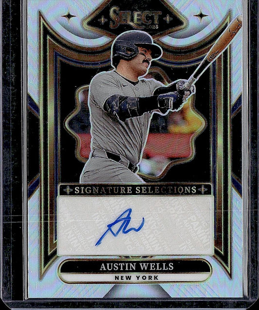 2025 Panini Prizm #SS-AW Austin Wells Sensational Signatures