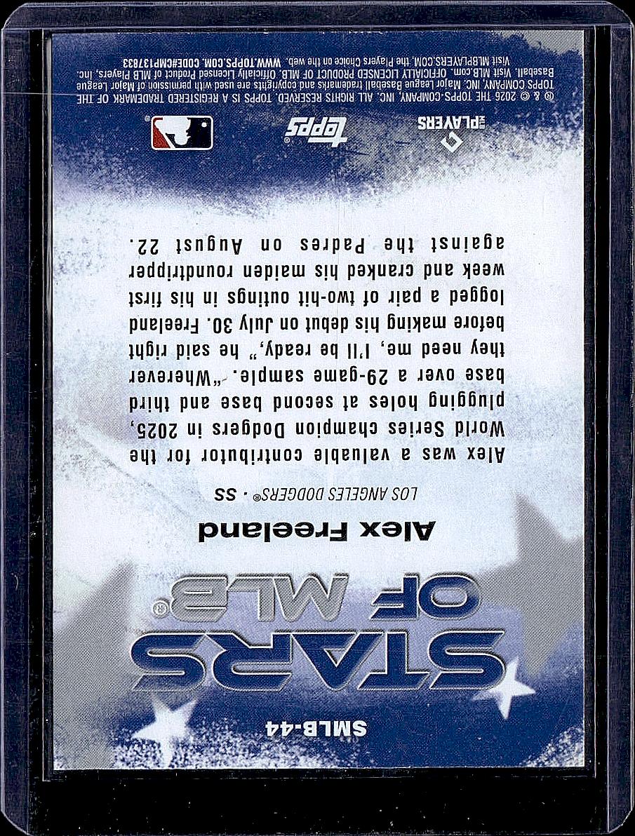 2026 Topps #SMLB-44 Alex Freeland Stars of MLB