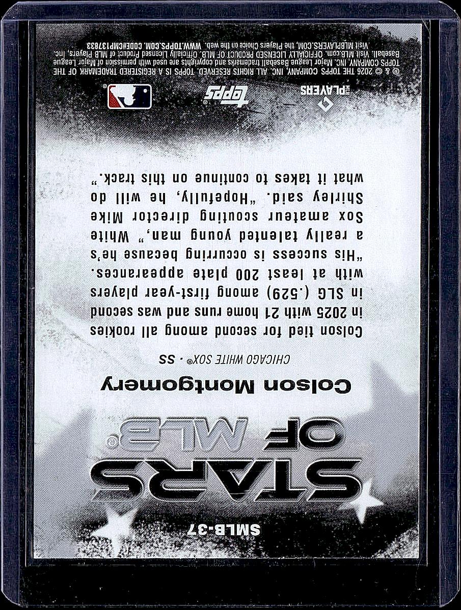 2026 Topps #SMLB-37 Colson Montgomery Stars of MLB