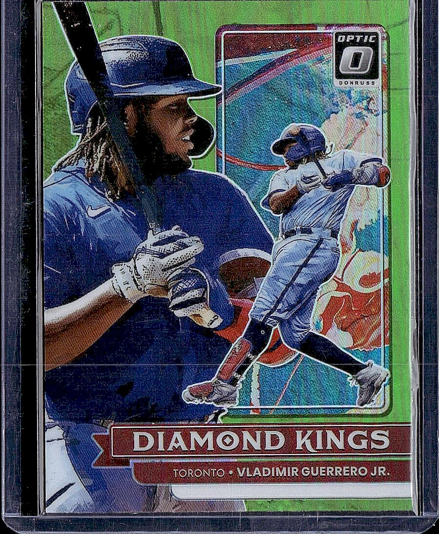 2022 Donruss Optic #4 Vladimir Guerrero Jr. Lime Green Prizm