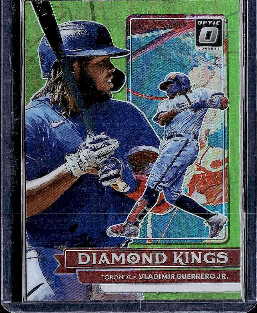 2022 Donruss Optic #4 Vladimir Guerrero Jr. Lime Green Prizm