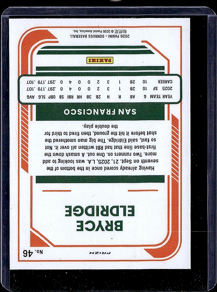 2026 Donruss #46 Bryce Eldridge Optic Circles