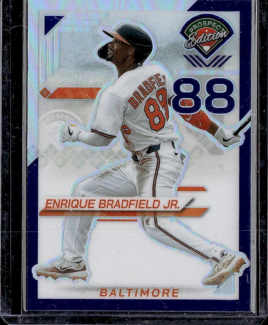 2025 Panini Prospect Edition #94 Enrique Bradfield Jr. Purple #/99
