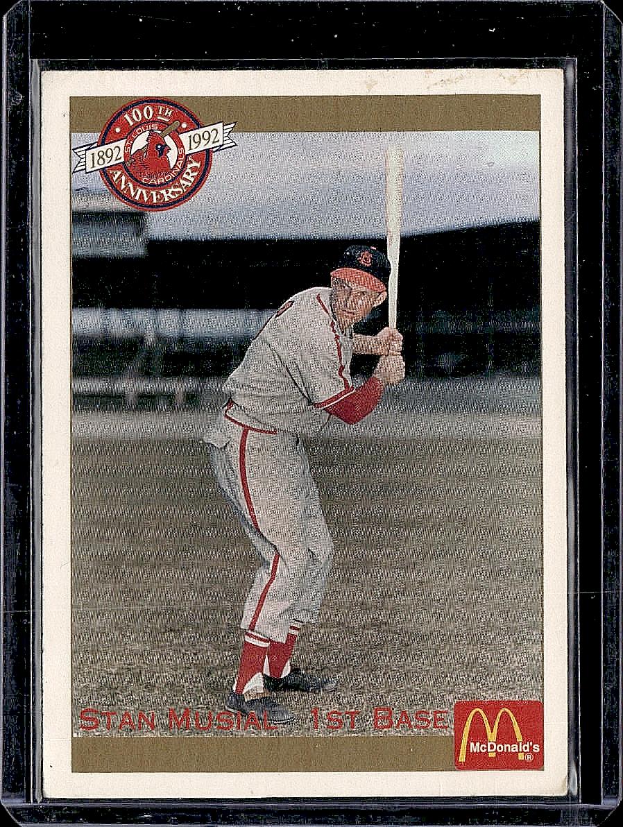 1992 Pacific McDonald's St. Louis Cardinals #22 Stan Musial