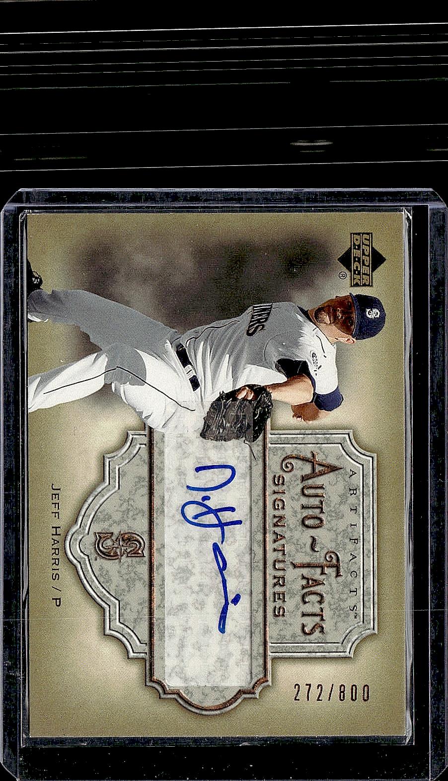 2006 Upper Deck Artifacts #AF-JE Jeff Harris Auto-Facts Signatures #/800