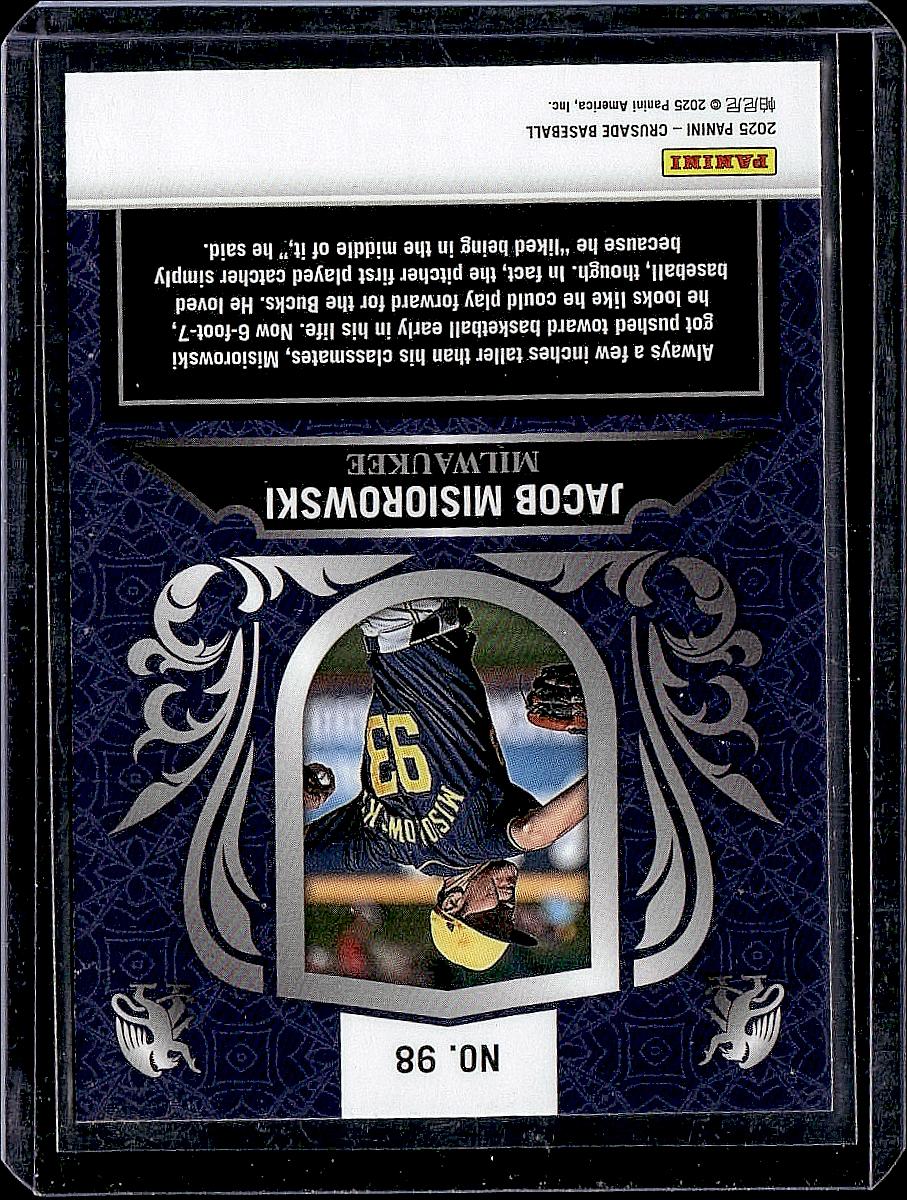 2025 Panini Crusade #98 Jacob Misiorowski Crusade