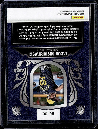 2025 Panini Crusade #98 Jacob Misiorowski Crusade