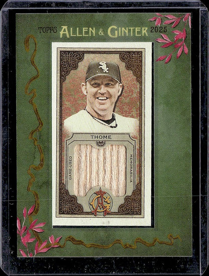 2025 Topps Allen & Ginter #MFR-JTH Jim Thome Framed Mini Relics