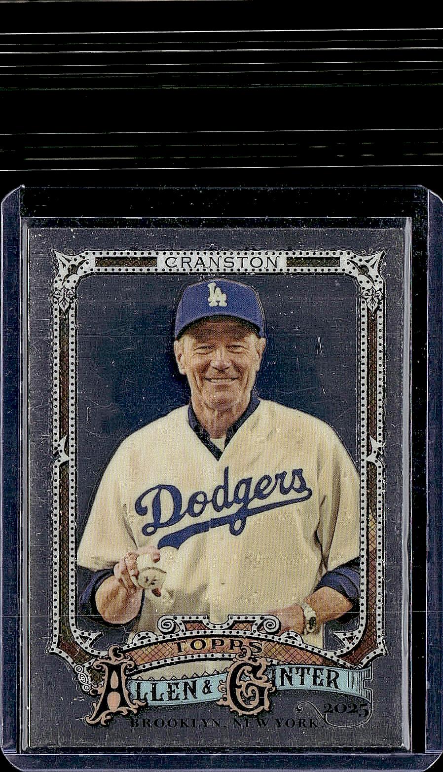 2025 Topps Allen & Ginter X #290 Bryan Cranston Chrome