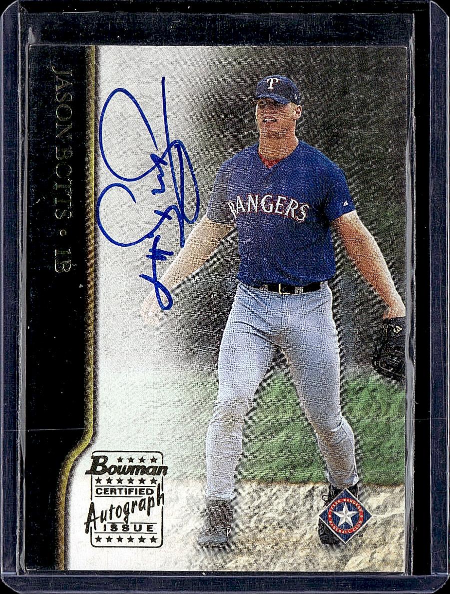 2002 Bowman #BA-JAB Jason Botts Autographs