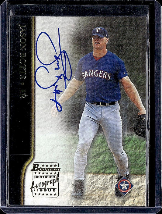 2002 Bowman #BA-JAB Jason Botts Autographs
