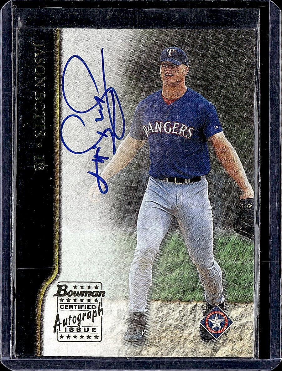 2002 Bowman #BA-JAB Jason Botts Autographs