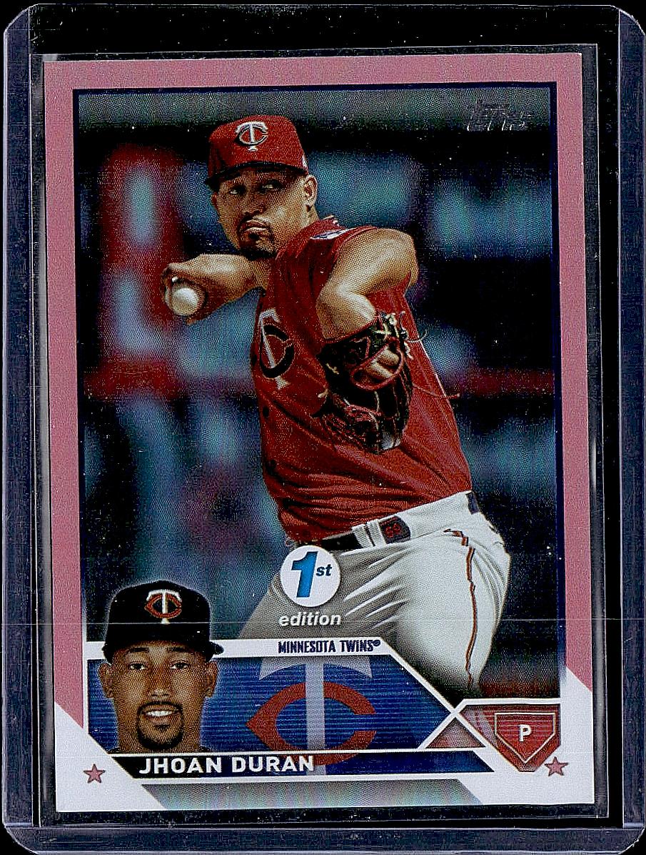 2023 Topps #218 Jhoan Duran Pink #/10