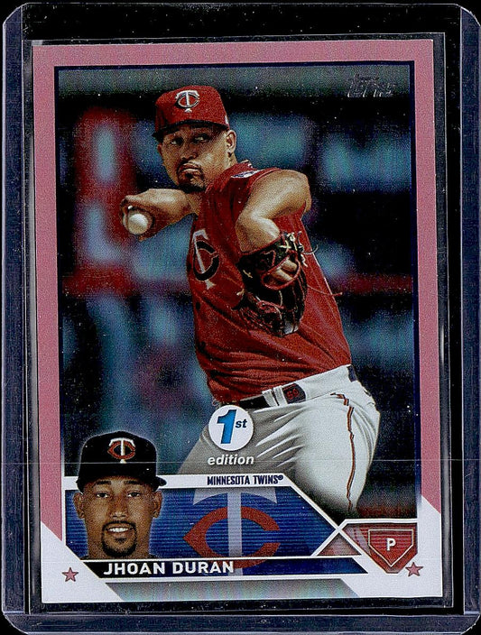 2023 Topps #218 Jhoan Duran Pink #/10