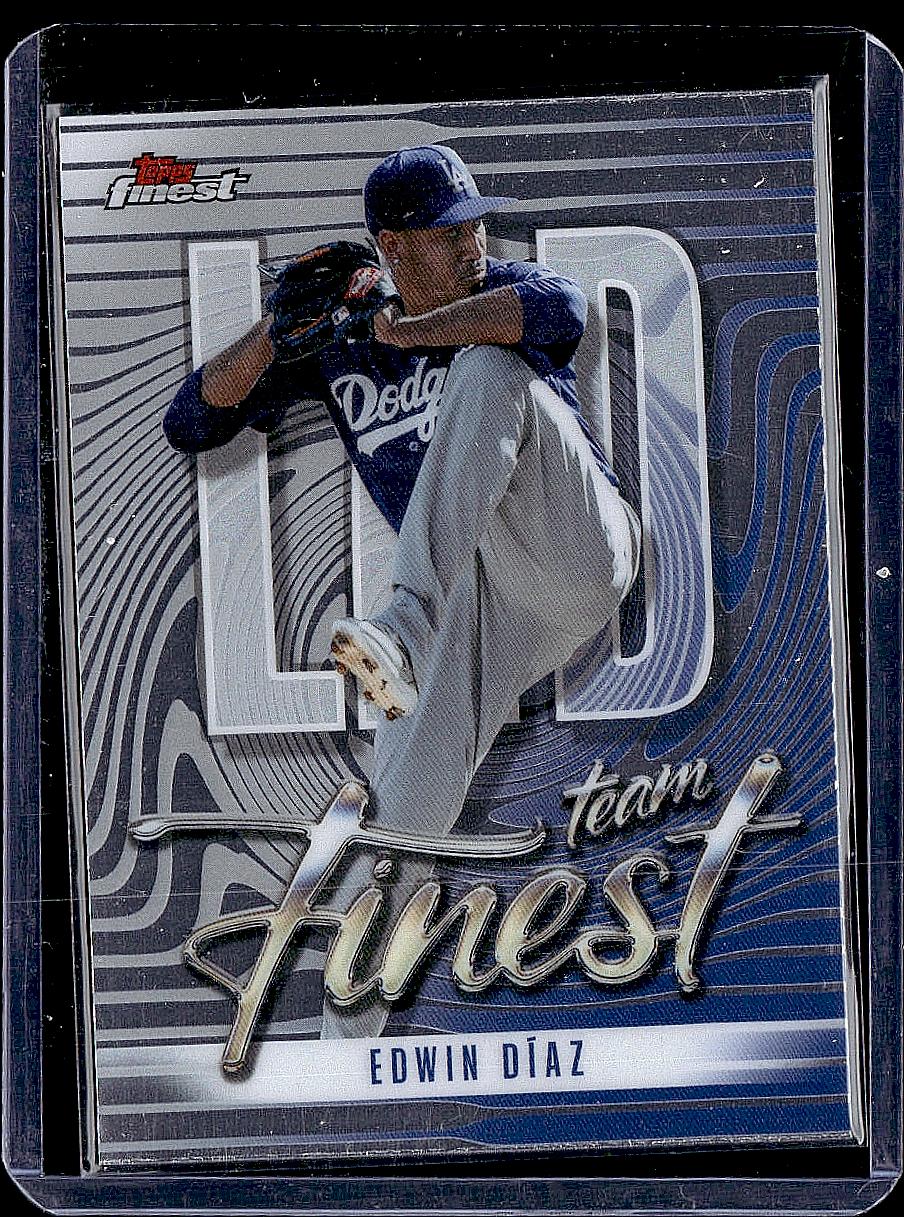 2026 Finest #TF-6 Edwin Díaz Topps Team Finest