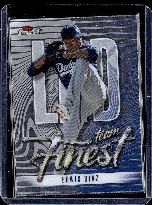 2026 Finest #TF-6 Edwin Díaz Topps Team Finest