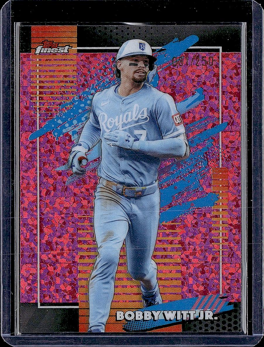 2026 Finest #107 Bobby Witt Jr. Topps Team Finest Pink  Uncommon #/250