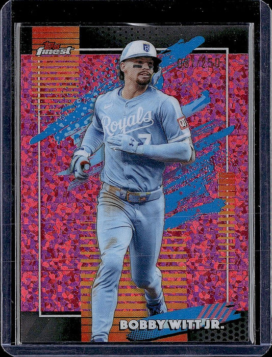 2026 Finest #107 Bobby Witt Jr. Topps Team Finest Pink  Uncommon #/250