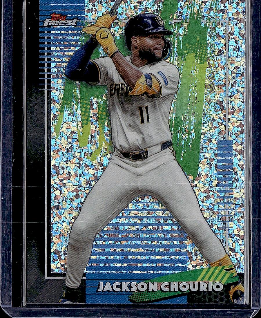 2026 Finest #66 Jackson Chourio Mini-Diamond Refractors