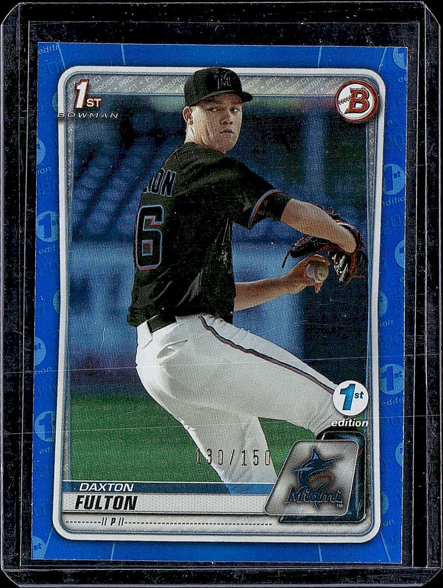 2020 Bowman Draft #BD-131 Daxton Fulton Blue #/150