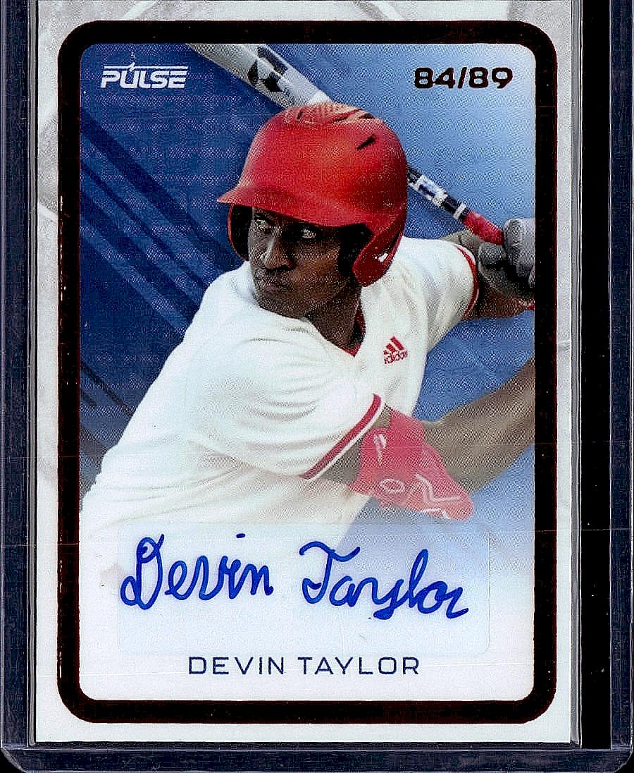 2025 Pulse #PB-DTA Devin Taylor Auto Red /89